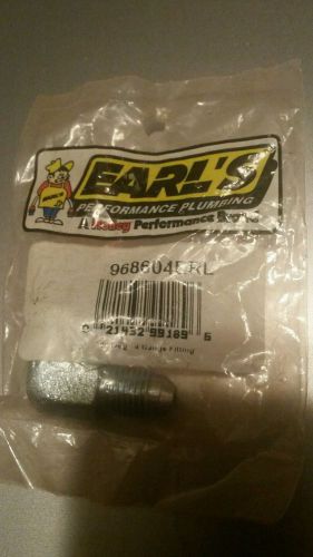 Earl&#039;s 968604 fuel pressure gauge adapter -4an to 1/8 npt 90 @ speed tech