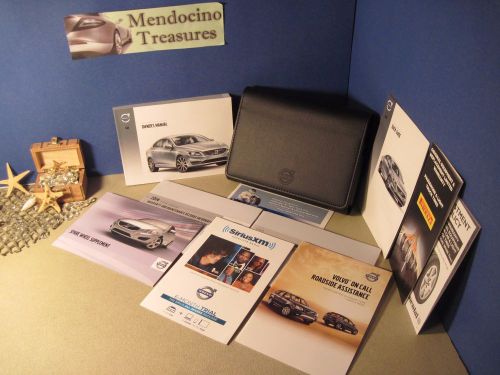 2014 volvo s60 owners manual package &amp; case &#034;very clean &amp; free u.s. shipping&#034;