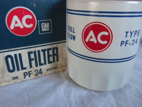 1968 69 70 71 72 trans am 455 gto g/s oil filter nos ac pf-24 gm 6437462 oem