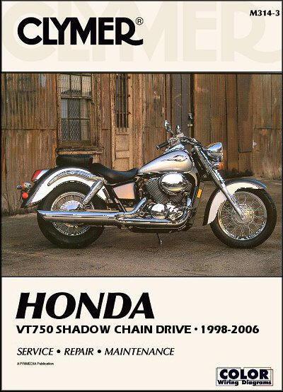 1998-2006 honda shadow spirit ace vt 750 repair manual