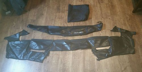 Honda accord oem 94 95 96 97  bumper cover mask cover bra &amp; organizer nice!