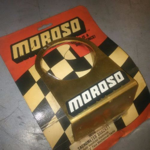 New moroso# 5010  tach bracket for vintage moroso cable tach 3.4 face hole