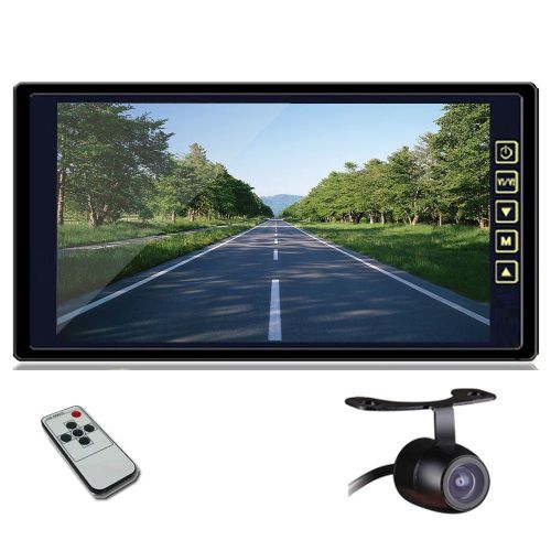 9&#034; tft-lcd 2 av-in montior + car night vision rearview parking backup ccd camera