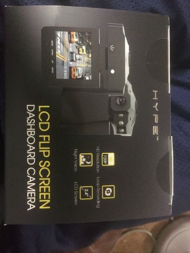 Hype lcd flip screen dashboard camera, new in box!