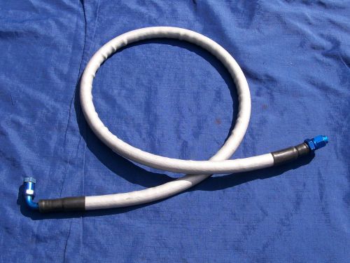 Nascar 62&#034; insulated stainless steel braided racing hose an-10