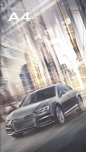 2017  audi a4 preminm / premium + presige  models 41 page prestige brochure