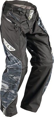 Fly racing patrol boot-cut mx pants camo/black/gray
