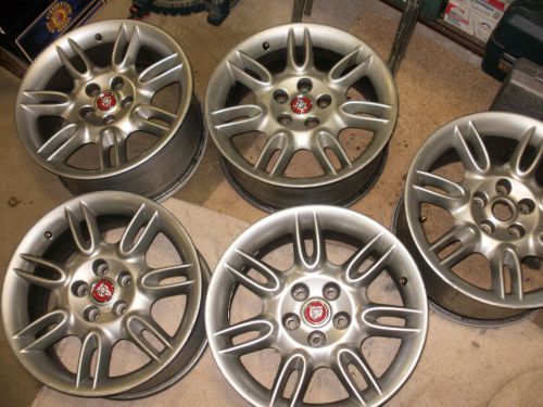 Five (5)  jaguar xk8 18&#034; staggered alloy wheels