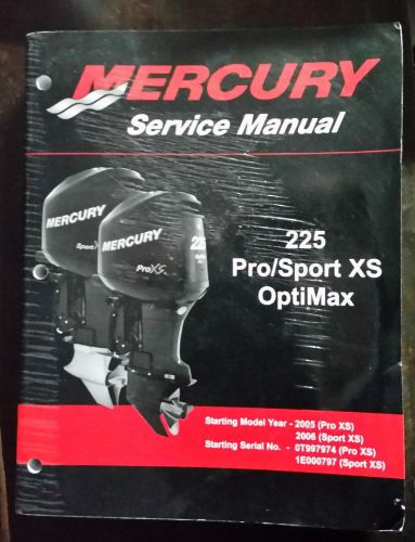 Mercury service manual  225 pro/sport xs optimax