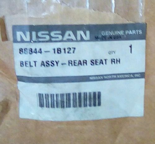 Nissan 88844-1b127 rh rear 2nd row bench seat belt assembly 1996-98 quest