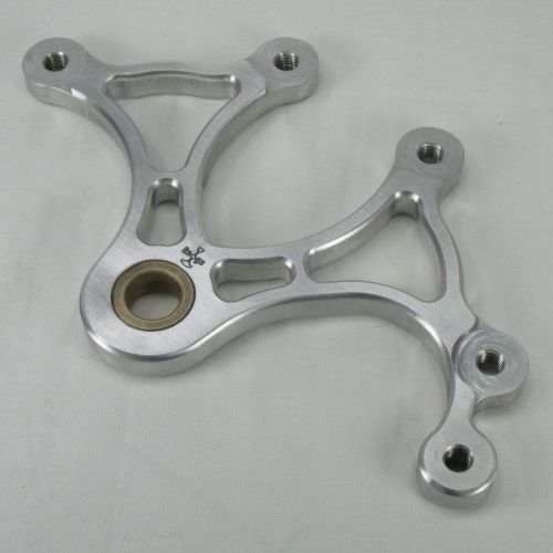 Custom dual rear brake caliper hanger fits dna calipers 1&#034; axle chopper bobber