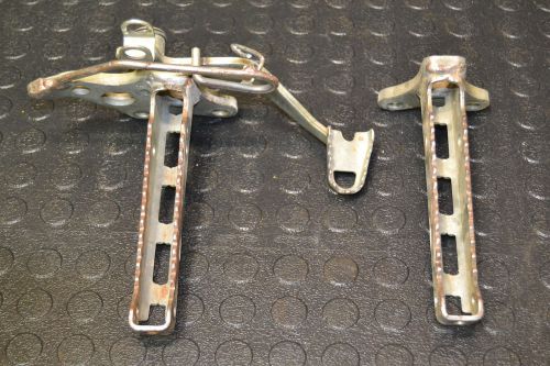 2002 02 88-06 yamaha blaster yfs200 200 heel foot pegs guards rear brake pedal