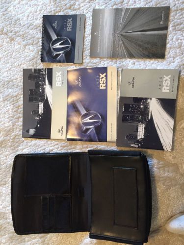 2005 acura rsx manuals with leather case