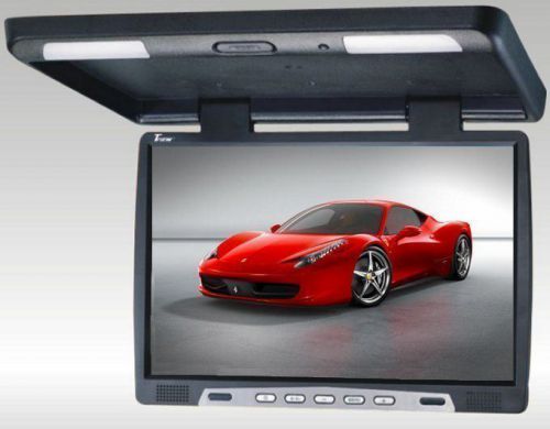 Tview t2207ir 22&#034; thin overhead car/truck/suv video monitor ir transmitter black