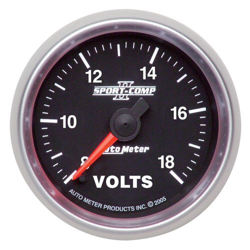 Auto meter 3691 sport-comp ii; electric voltmeter gauge