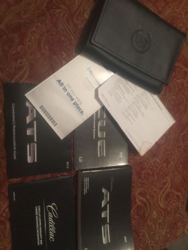 2013 cadillac ats owner&#039;s manual. free shipping oem