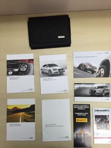 Audi a5 coupe /s5 coupe 2015 owners manual books with case and navigation