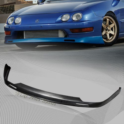 For 1998-2001 acura integra bys style black polyurethane front bumper lip pu