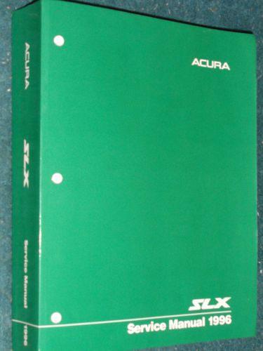 1996 acura slx shop manual / original honda corporation service book