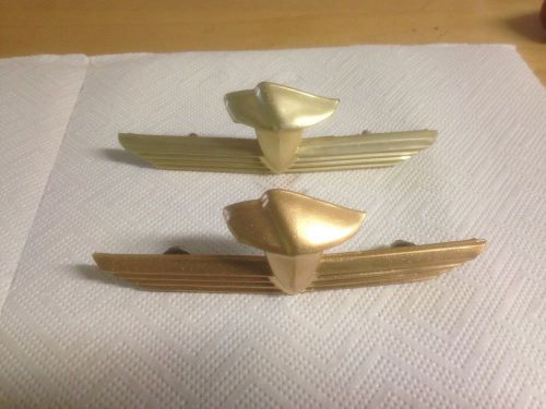 Re anodized 1958 desoto gold hernando hood ornament forward look mopar