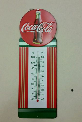 Large coca cola thermometer drink ice cold coke in bottles vintage retro coke