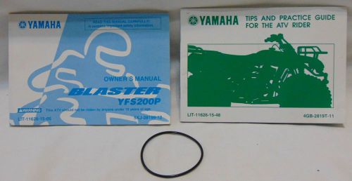 Yamaha 2001 owner’s manual blaster 200 yfs200p &amp; practice guide for atv rider