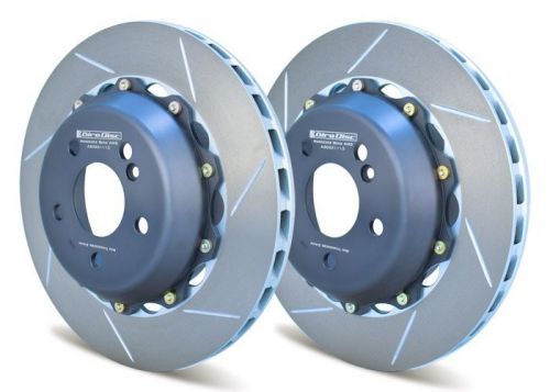 Giro disc 2-piece 330mm rear rotors for mercedes clk63 amg black better than oem