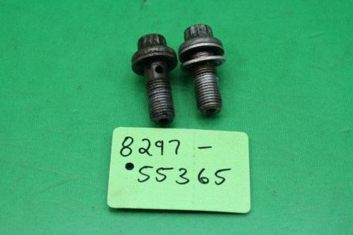 1991 harley davidson fl touring flhs evo electra glide rear brake line bolts