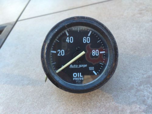 Autometer 2 1/16&#034; oil pressure guage