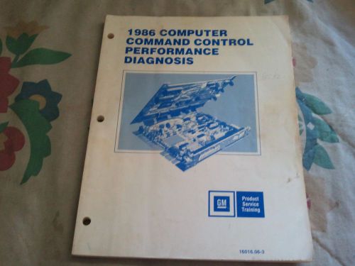 1986 gm computer command control service training manual