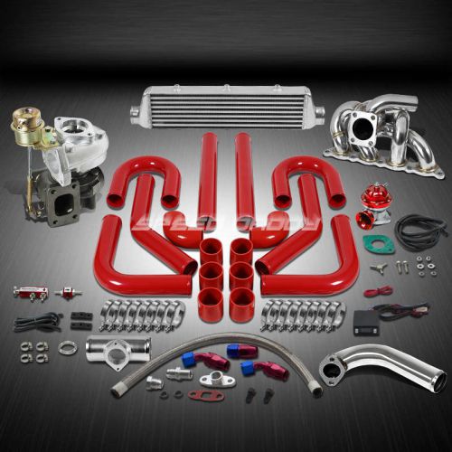 T25/t28 td04 250hp+10pc turbo charger+manifold+downpipe kit for 4g93 mirage/evo