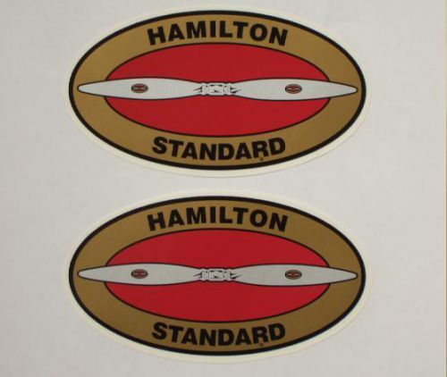 Hamilton standard airplane propeller decals - 1 pair matched set high quality