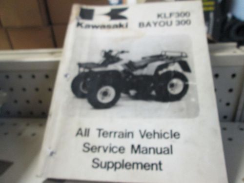 Kawasaki 88-03 bayou 300     service repair manual book oem original