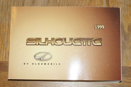 1999 oldsmobile silhouette mini van owners manual book