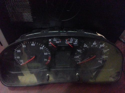 Volkswagen passat speedometer (cluster), mph, gasoline (160 mph), blue backlig