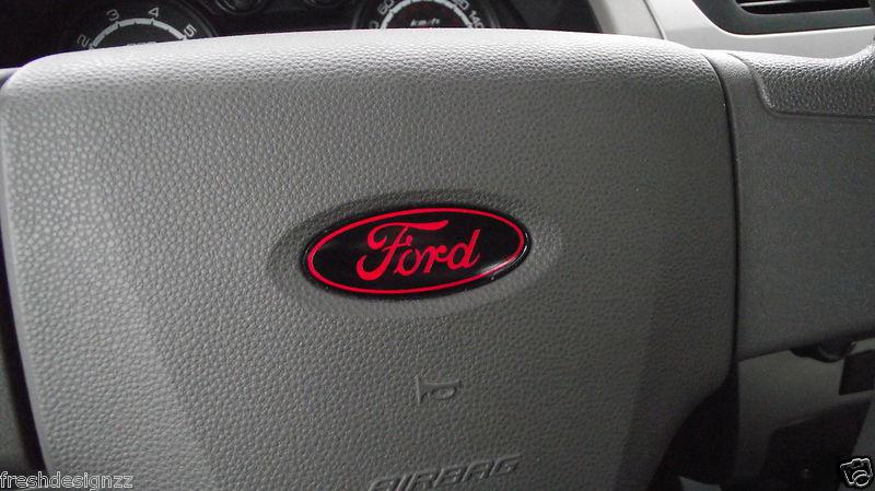 Ford escape steering wheel airbag emblem decal overlay - 08 09 2010 2011 2012