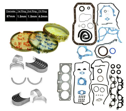 90-95 toyota mr2 celica 2.2l 5sfe full gasket set *engine re-ring kit*