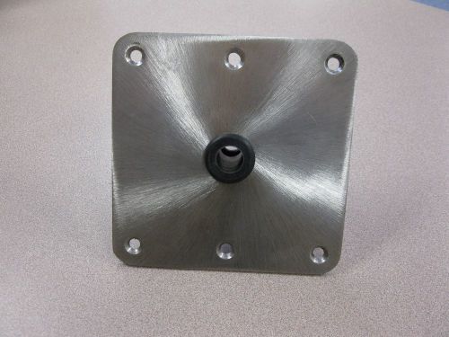 Springfield marine 6-7/8&#034; square threaded base satin finish new free shipping