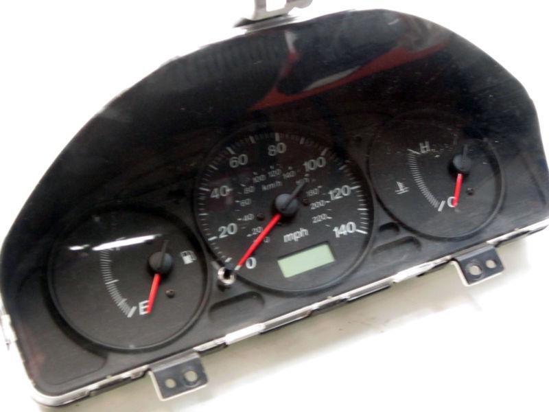 Oem 1999-2002 mazda protege 1.6l 5-speed auto speedometer gauge cluster 126,975k