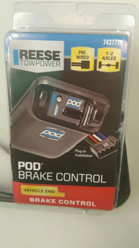 Pod brake control