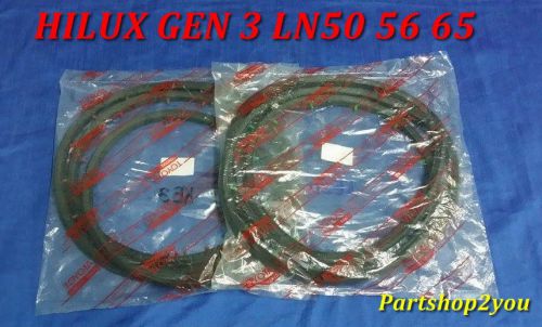 Gen 4 toyota hilux rn50 ln55 ln56 truck pickup door weatherstripseal rubber l&amp;r