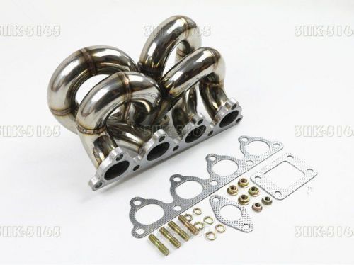 Turbo manifold header  ss manifold 88-91 crx 92-00 civic d15/d16 bottom mount