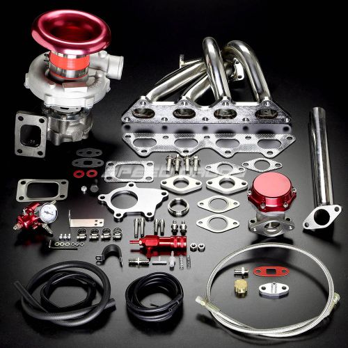 Dsm 1g 2g/mit evo iii t04e stage ii t3 turbo charger manifold upgrade kit boost