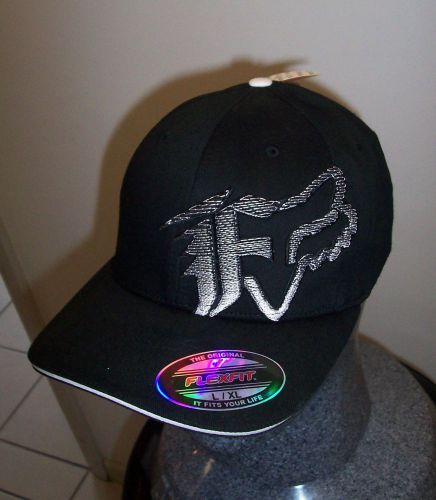 Black fox hat cap