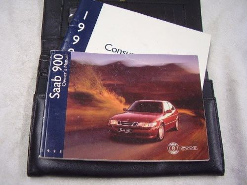 1998 saab  900    owners manual  an case