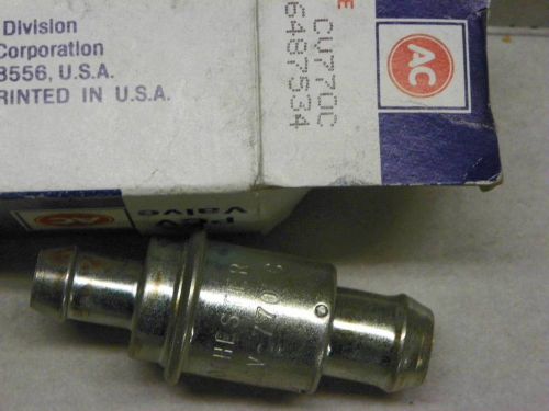 Chevrolet buick pontiac oldsmobile cadillac 1973-86 nos ac gm pcv valve cv770c