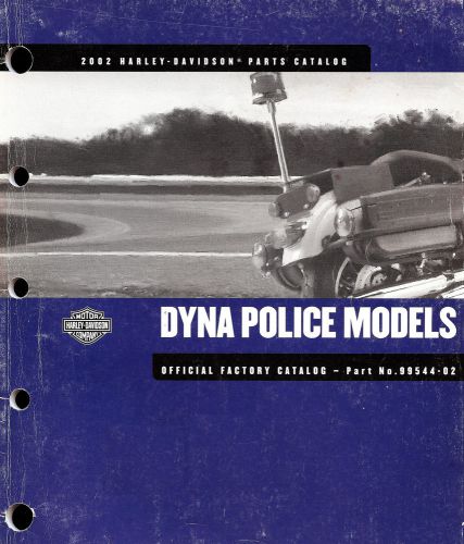 2002 harley-davidson fxdp police dyna defender parts catalog manual