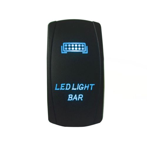 Blue light bar rocker switch boat marine toggle yacht ocean sea bay lake river