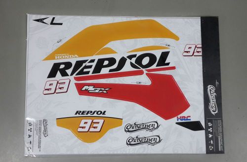 Honda grom msx 125 2013 2014 2015 repsol mark marquez sticker set new