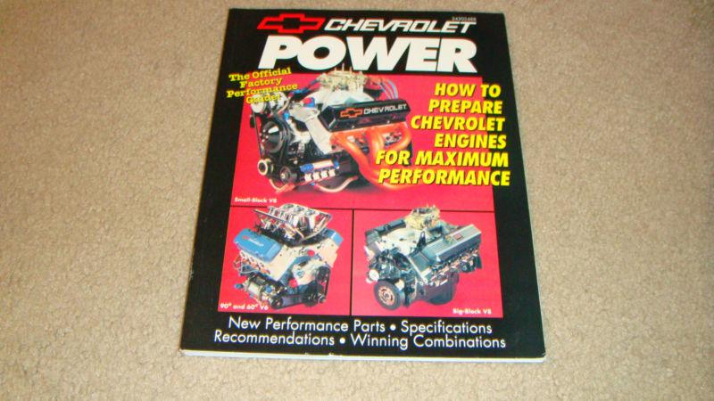 Gm performance 24502488 book chevrolet power 